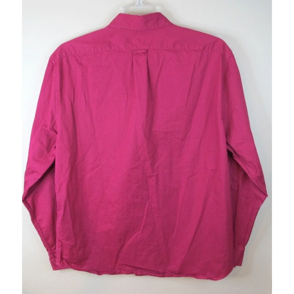 Vintage J. Crew‎ Oarsman Long Sleeve Button Up Shirt Men's Large